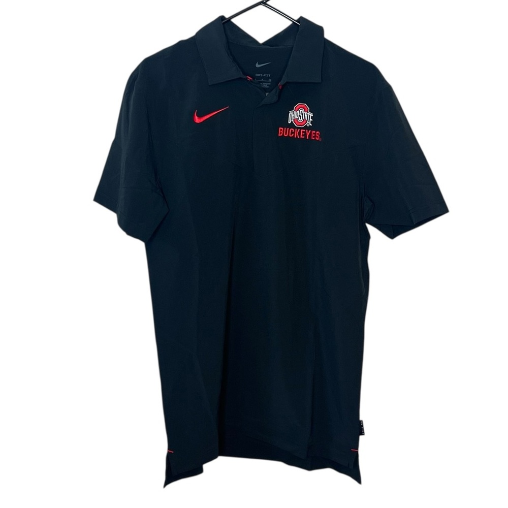 NWT Nike Ohio State Buckeyes On Field Dri-Fit Polo Mens Small - Picture 1 of 7